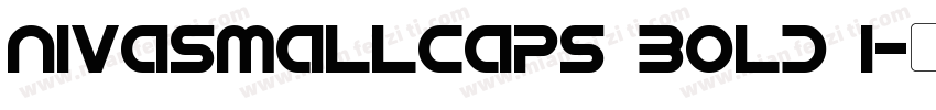 Nivasmallcaps Bold I字体转换